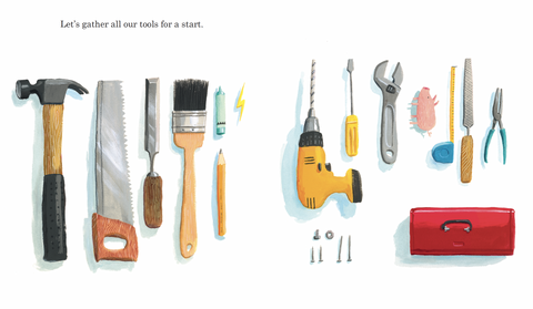 What We'll Build: Plans For Our Together Future by Oliver Jeffers