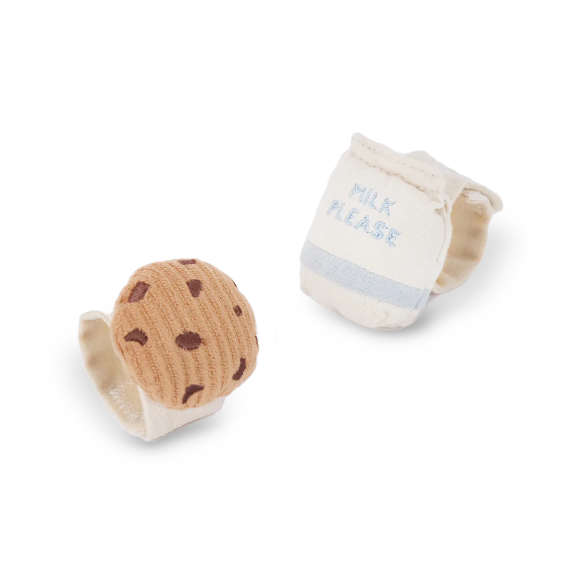 Milk + Cookie Wrist/Ankle Rattles Set